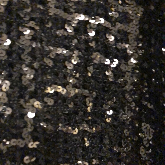 Vintage Feathered Sequenced Black Jacket - Picture 5 of 8